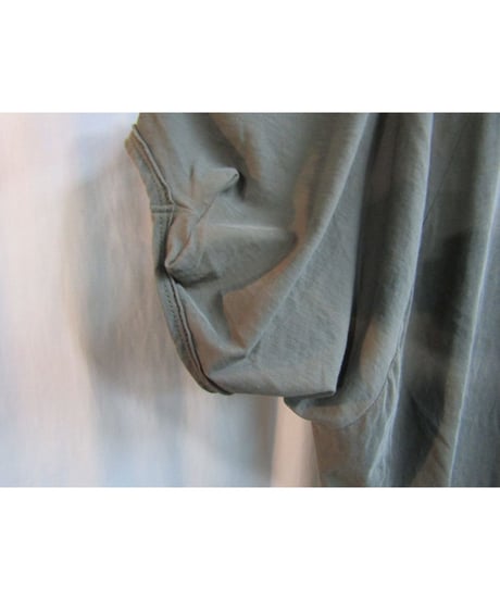 RISMAT by Y's yohji yamamoto 変形袖ロングカットソーワンピース YX-T63-048