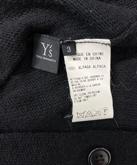 Y's yohji yamamoto カーディガン（YO-K36-554）