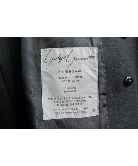 89aw yohji yamamoto pour homme vintage 黒 ビィートルズ ジャケット（HJ-10）
