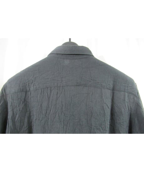 Y's yohji yamamoto シンプル シワ加工5分袖シャツ YX-B10-317