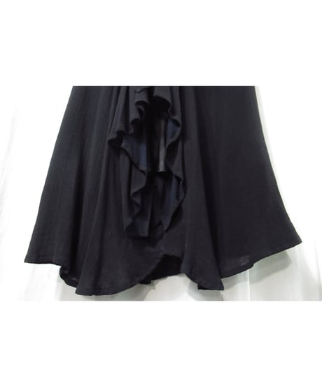 Y’s yohji yamamoto 裏地カラー切替え デザインフレアスカート（YO-S08-210）