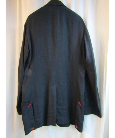 未使用 05ss yohji yamamoto pour homme 多釦デザインロングジャケット HY-J60-801
