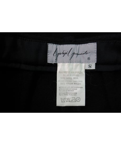 80’s yohji yamamoto femme vintage 黒 サスぺエンダー釦付きハーフパンツ