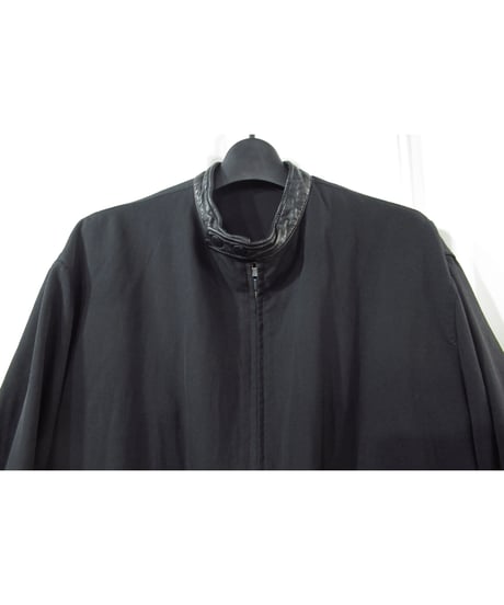 Y’s for men yohji yamamoto レザー切替え スタンドカラーブルゾン（ML-Y03-100）