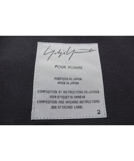 21aw yohji yamamoto pour homme デザインジャケット（HX-J44-100）