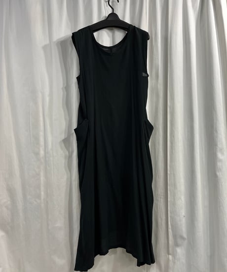 Y's yohji yamamoto ノ－スリーブ デザインワンピース（YB-D03-201）