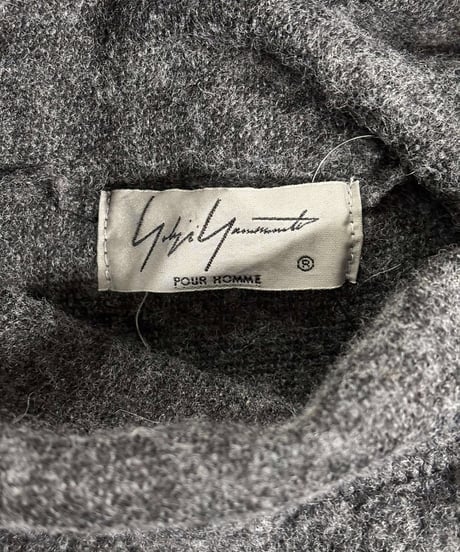 2018AW yohji yamamoto pour homme サイドボタン ロングセーター（HV-T74-178）