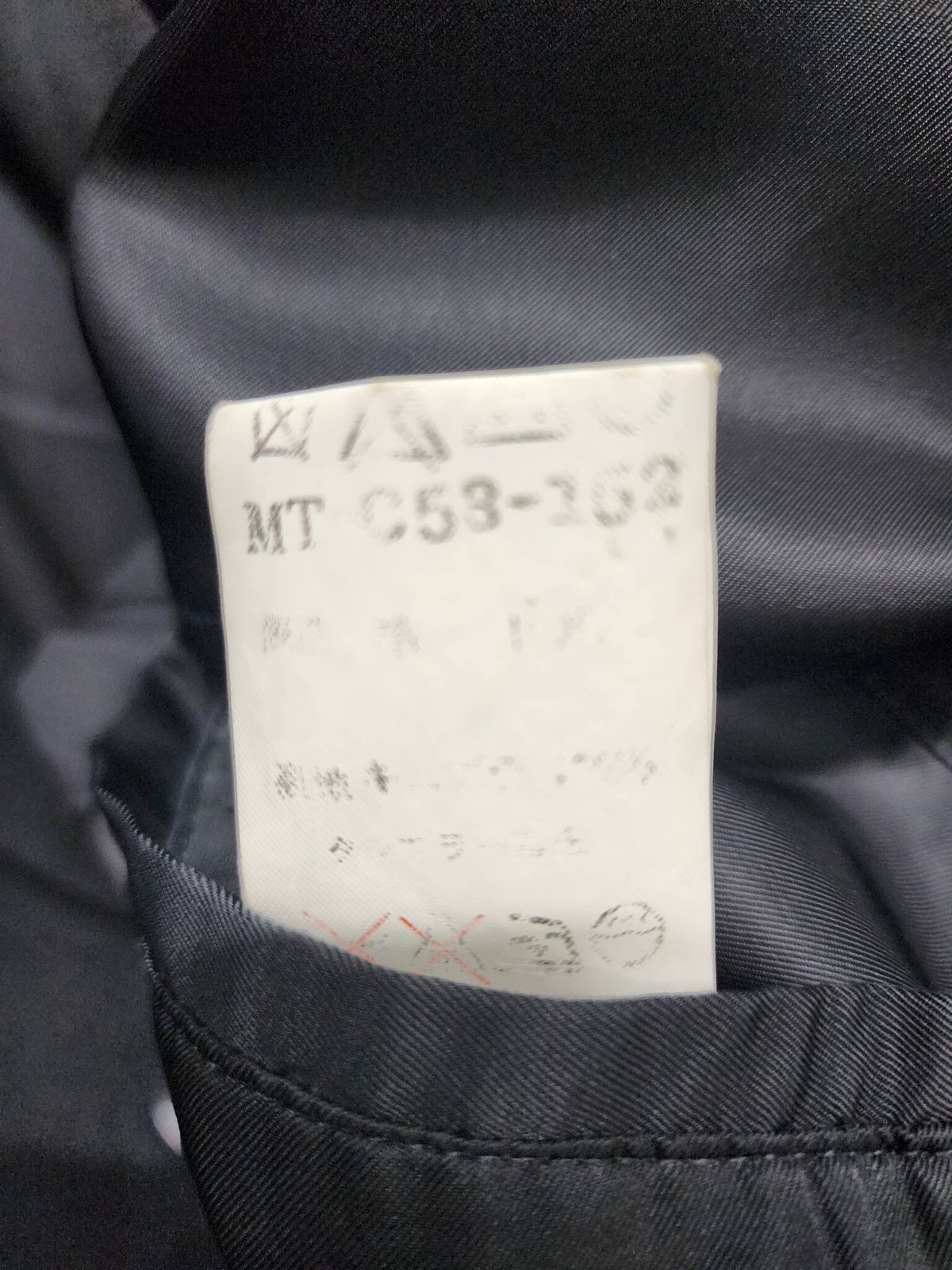 Y's for men yohji yamamoto 黒 vintage 赤タグ デカ3つ釦 Y's for men yohji yamamoto 黒 vintage 赤タグ デカ3つ釦