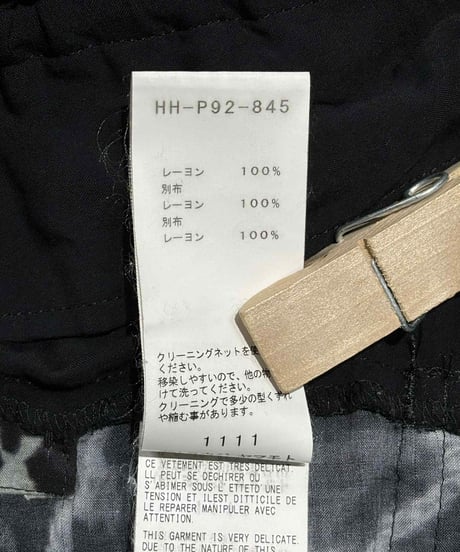 美品 BLACK Scandal yohji yamamoto ラップパンツ（HH-P92-845）