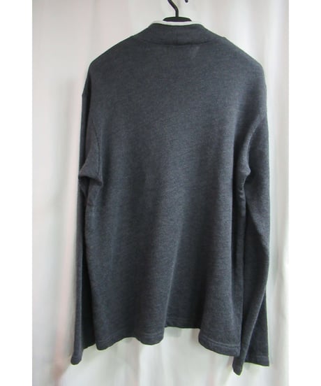 Y's for men yohji yamamoto グレー ハイネックデザインニット ML-T17-162