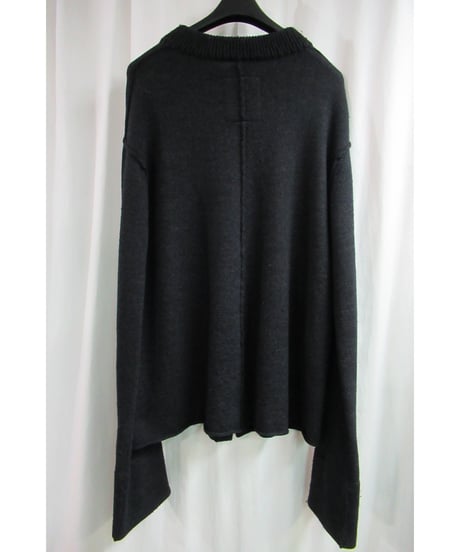 Y's yohji yamamoto 切替えデザインニットカーディガン YA-K59-873