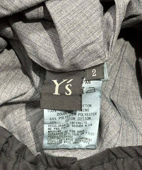 Y's yohji yamamoto コットンパンツ（YT-P09-029）