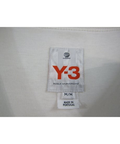 Y-3 yohji yamamoto 3本ライン 襟デザインカットソー 3C-4