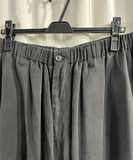 2020SS yohji yamamoto pour homme ウエスト＆裾ゴムパンツ（HN-P32-222）