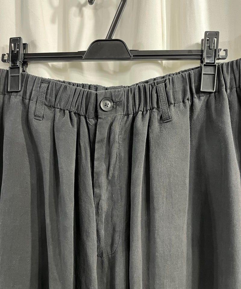 2020SS yohji yamamoto pour homme ウエスト＆裾ゴムパンツ（HN
