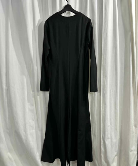 yohji yamamoto +NOIR ダブルジップ長袖ワンピース（NR-D05-100）