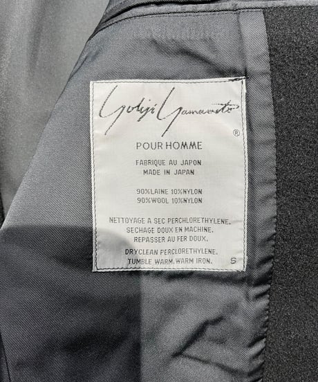 1980's yohji yamamoto pour homme vintage 2釦ジャケット（H-J-071xxx）