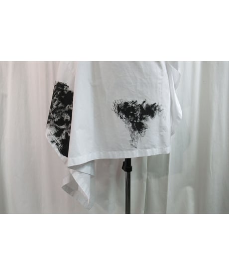 17ss yohji yamamoto femme アシメトリーデザインワンピース FD-D43-028
