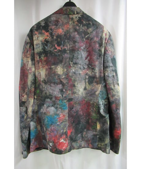 18ss yohji yamamoto pour homme ペイントデザインジャケット HW-J48-025