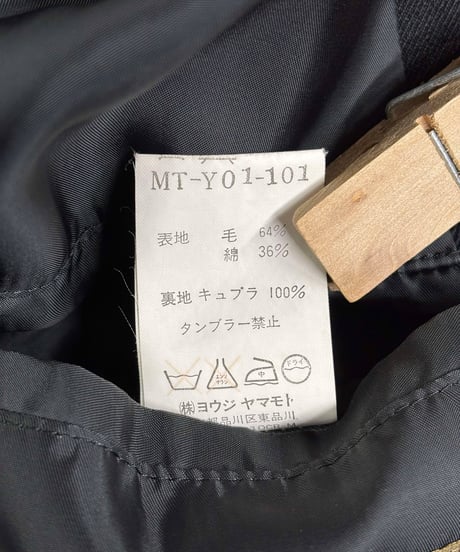 Y's for men yohji yamamoto ダブルジップブルゾン（MT-Y01-101）