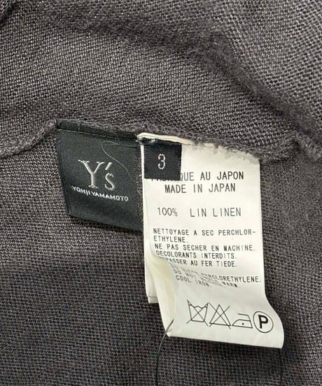 Y's yohji yamamoto 半袖カーディガン（YH-T13-376）