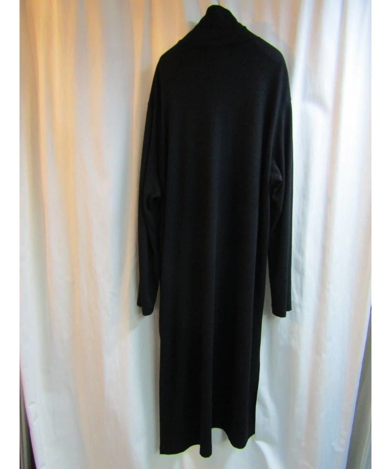 yohji yamamoto pour homme ロングカットソー 15aw yohji yamamoto pour homme 黒 ヘンリーネック ロングデザイ