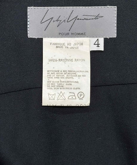 2008SS yohji yamamoto pour homme 長袖シャツ（HM-B43-206）