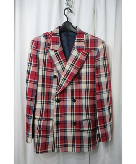 13aw yohji yamamoto pour homme チェックデザインセットアップ（HQ-J38-021/HQ-P26-021）