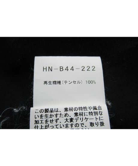 20ss yohji yamamoto pour homme パチポケットデザイン スタンドカラーブラウス（HN-B44-222）