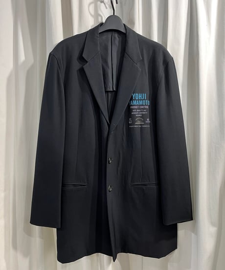 1992SS yohji yamamoto pour homme プリントジャケット（HO-J16-100）