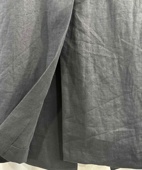 2018SS yohji yamamoto pour homme ノーカラーロングジャケット（HW-J14-325）
