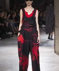 2018SS yohji yamamoto femme デザインドレス（FW-D31-214）