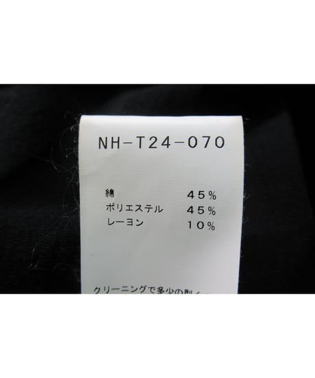 19ss RAGNE KIKAS yohji yamamoto +noir リボンデザインロングカットソー（NH-T24-070）