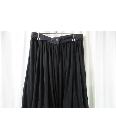 Y’s yohji yamamoto 素材切り替え フレアスカート YN-S40-834