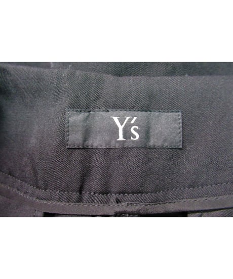 Y’s yohji yamamoto プリーツデザインワイドパンツ YP-P07-100