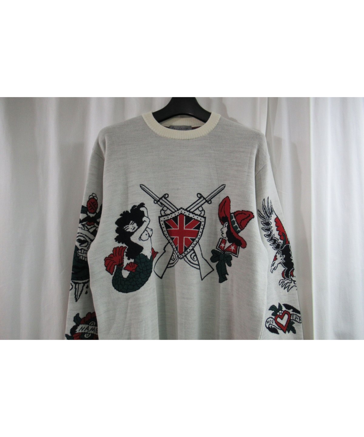 03aw 新品 yohji yamamoto pour homme タトゥーニット HU-K7