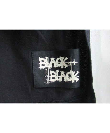 17aw BLACK and BLACK yohji yamamoto +noir  プリントデザインカットソー NK-T57-073