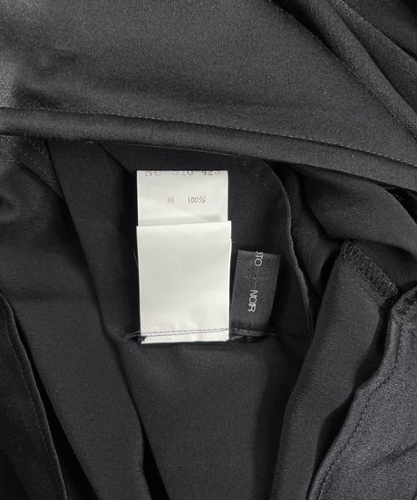 2015SS yohji yamamot +NOIR シルクデザインスカート（NU-S10-423）