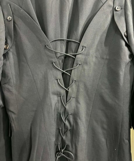 2004SS yohji yamamoto pour homme デザイン ショ－トジャケット（HZ-J21-100）