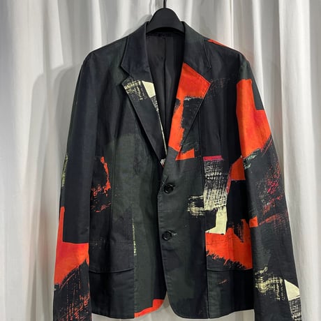 yohjiyamamoto 朝倉優佳 ペインティングサルエルパンツ