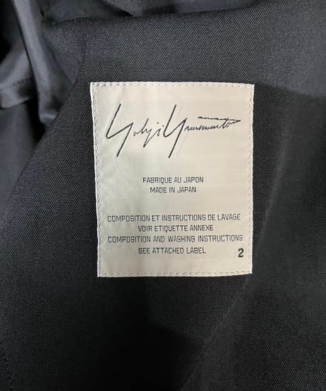 2020SS yohji yamamoto femme デザインロングジャケット（FN-J05-100）