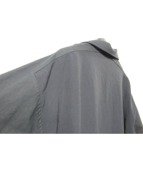 18ss yohji yamamoto pour homme 素材切替えデザイン ラグランスリーブブラウス（HW-B24-809）