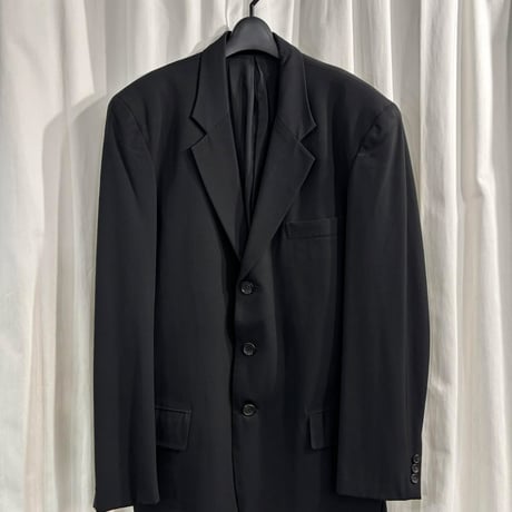 Yohjiyamamoto pour homme 3つボタンジャケット 2020AW yohji yamamoto pour homme 3釦ロングジャケット（HR-