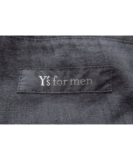 90’s Y’s for men yohji yamamoto vintage 麻 パチポケットデザインジャケット（MG-J05-303）