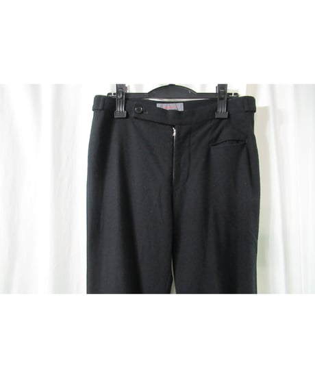 yohji yamamoto+noir クロップドシンプルパンツ ND-P04-101