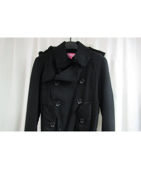 AD2004 JUNYA WATANABE COMME des GARCONS MAN フリンジデザインショートブルゾン UN-J007