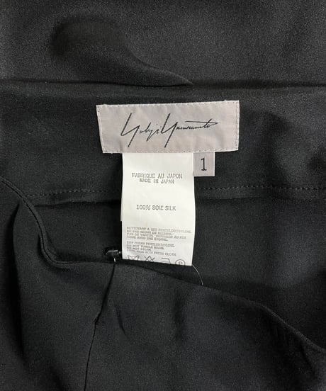 2007SS yohji yamamot femme シルクロングスカート（FU-S17-426）