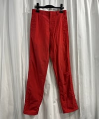 Y’s for men yohji yamamoto 赤 脇テープ シンプルテーパードパンツ （MD-P06-601）