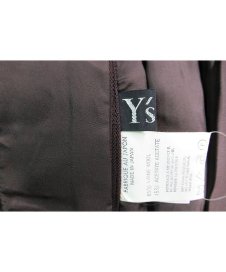 Y's yohji yamamoto ギャザープリーツスカート YM-S01-103