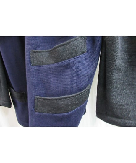 80’s yohji yamamoto pour homme vintage 切替えニットジャケット HJ-1